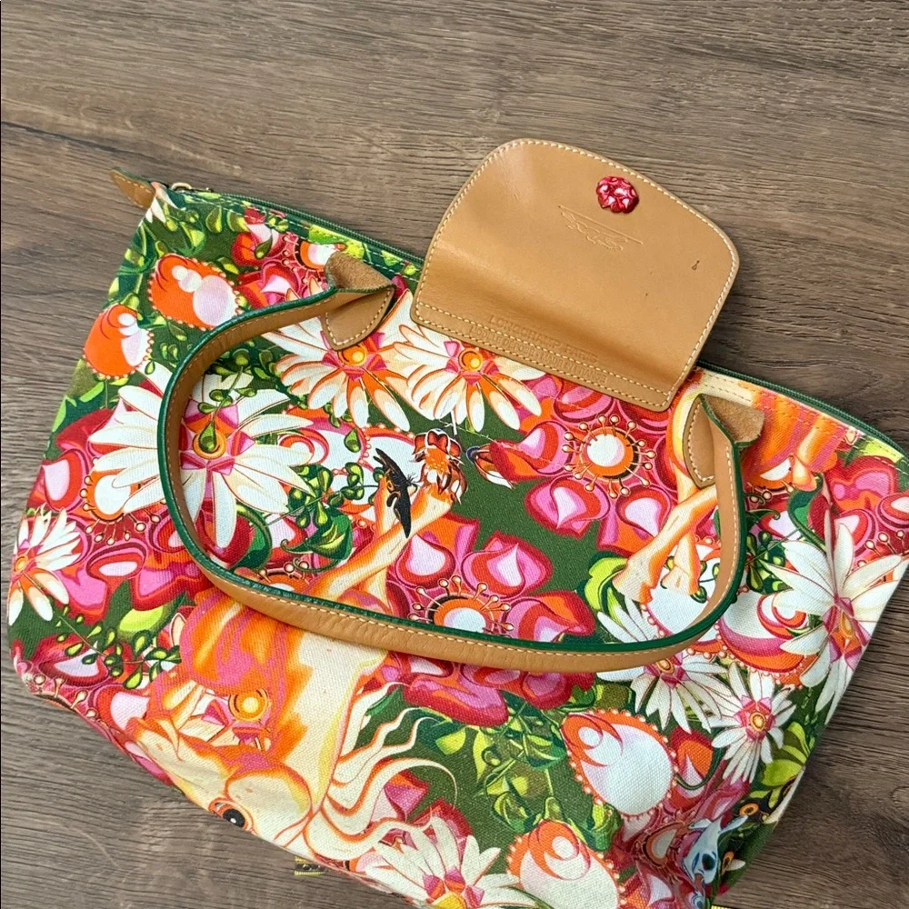 Longchamp Le Pliage Garden Floral Foo tote bag - Picture 11 of 13